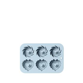 6-piece Love Spiral Cake Mold Donut