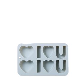 Valentine's Day Love Letter Love Heart-shaped Silicone Mold