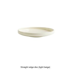Ceramic Fruit Plate Living Room Coffee Table Dessert Melon Seeds Snack Disc High-grade Fruit Pot Candy Plate Swing Plate Storage Front Desk