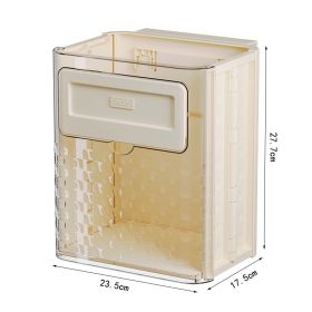 Household Kitchen Folding Trash Can Wall Hanging Punch-free Trash Can