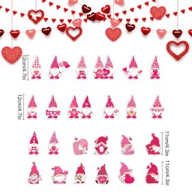Valentine's Day Cartoon Fridge Stickers Home Decoration PVC Magnetic Wall Sticker Waterproof Decoration
