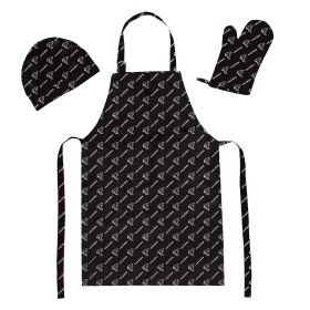 Falcons 3PC Set - Apron; Mitt; Hat