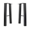 2PCS/SET 16in Modern Table Legs Heavy Duty DIY Iron Bench Legs Chair Bench Legs