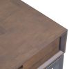 Banting - Mid Century Wide Desk - Walnut Brown