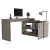 L-Shaped Desk Desti, Office, Light Gray