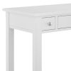 Avalon - Writing Office Desk - White
