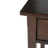 Avalon - Writing Office Desk - Dark Tobacco Brown