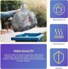 Pack of 25 Heavy Duty Can Liners 40 x 46. Low Density Clear Trash Liners 40x46. Thickness 1.1 Mil. 40-45 Gallon Trash Bags. Puncture; Tear Resistance.