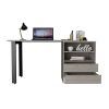 120 Writing Desk Cusco, Office, Light Gray
