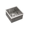 17 Inch Undermount Sink - 17"x19"x9" Undermount Stainless Steel Kitchen Sink 18 Gauge 9 Inch Deep Single Bowl Kitchen Sink Basin