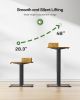 Adjustable Height Stand up Desk, 55 x 24 Inches Electric Standing Desk, Sit Stand Desk with Desktop Storage and Memory Preset, Rustic Brown Sit Stand