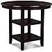 5-Piece Counter Height Dining Set, Ebony