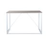 47.2 inch Computer Desk Modern Writing Desk, Simple Study Table, Industrial Office Desk, Sturdy Laptop Table for Home Office, oak & white