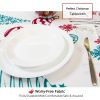 Muwago Classic Christmas Printed Tablecloth, Table Cloth for Christmas Dinner, Holiday and Family Gatherings, and Christmas Dinner Rectangle 52 x 70 I