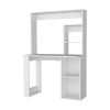 Palisades Computer Desk with Hutch and Storage Shelves White