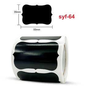 Scratchable PVC Black Adhesive Sticker